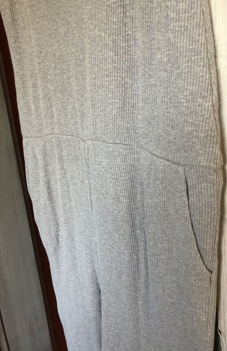 Дамски гащеризон American Vintage сив памук размер ML