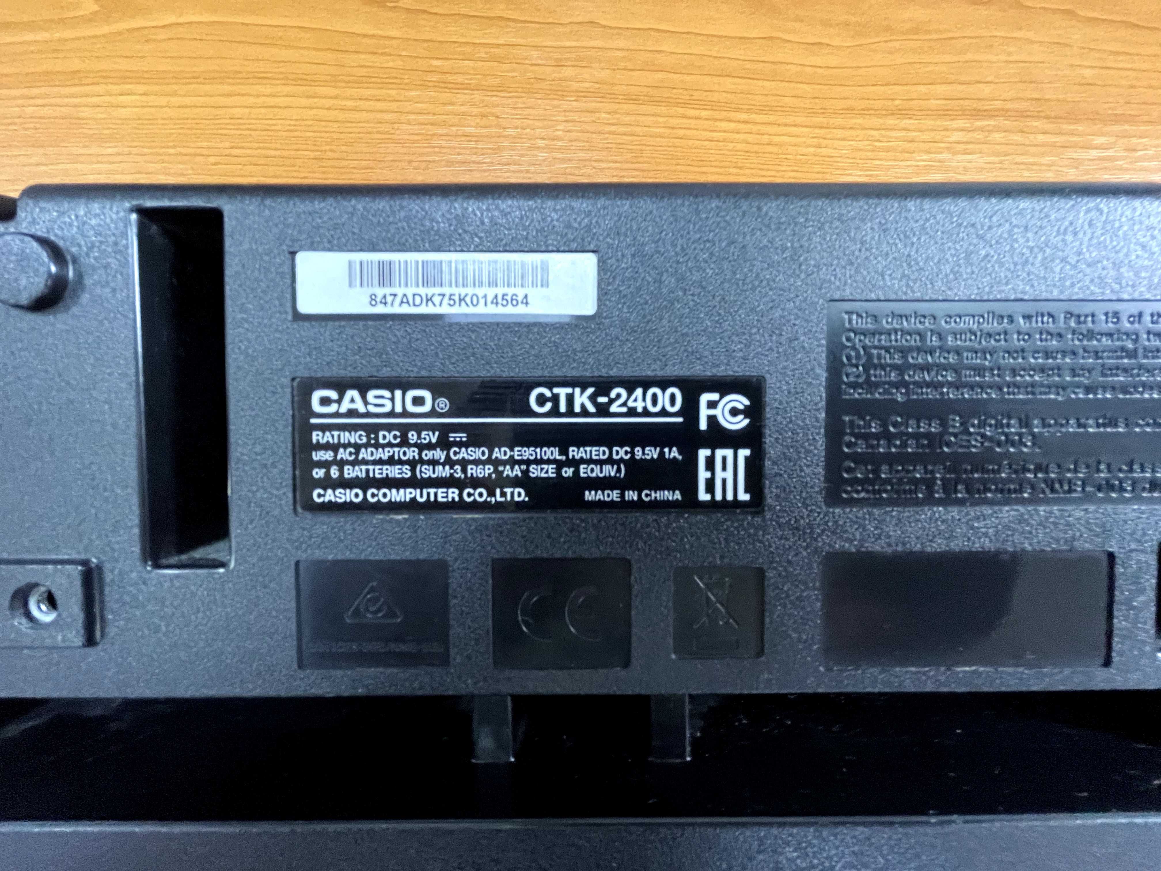 Clapa/orga muzicala CASIO CTK-2400