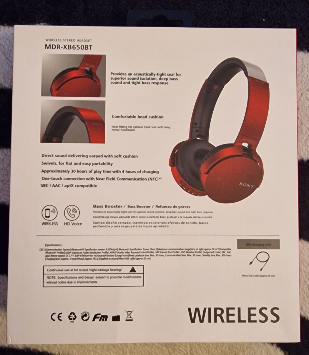 Căști Sony wireless