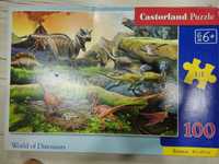 Пазлы тематика Динозавры 160 шт
