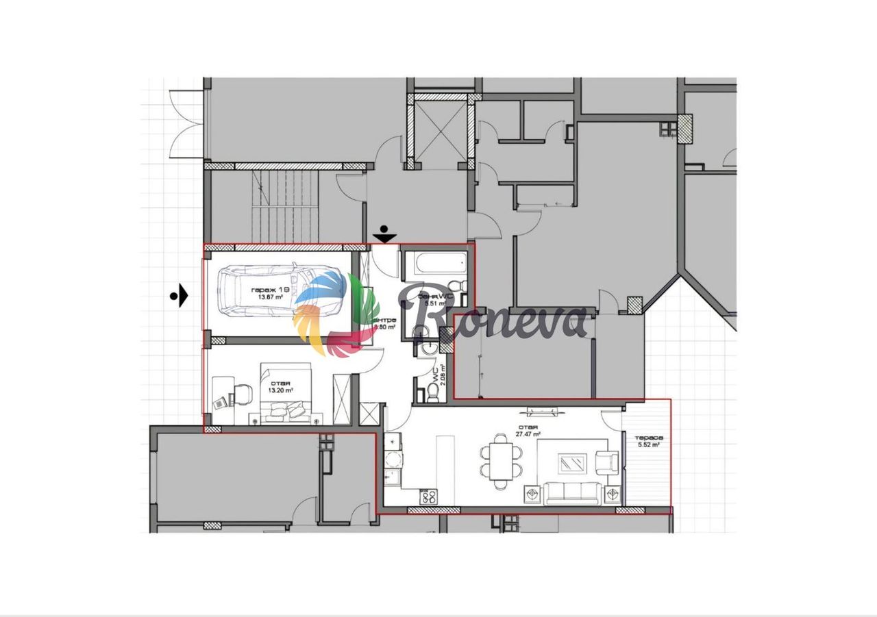 Продава се Офис в Варна, Бриз - 101 кв.м за 1981 €/кв.м - Снимка #3