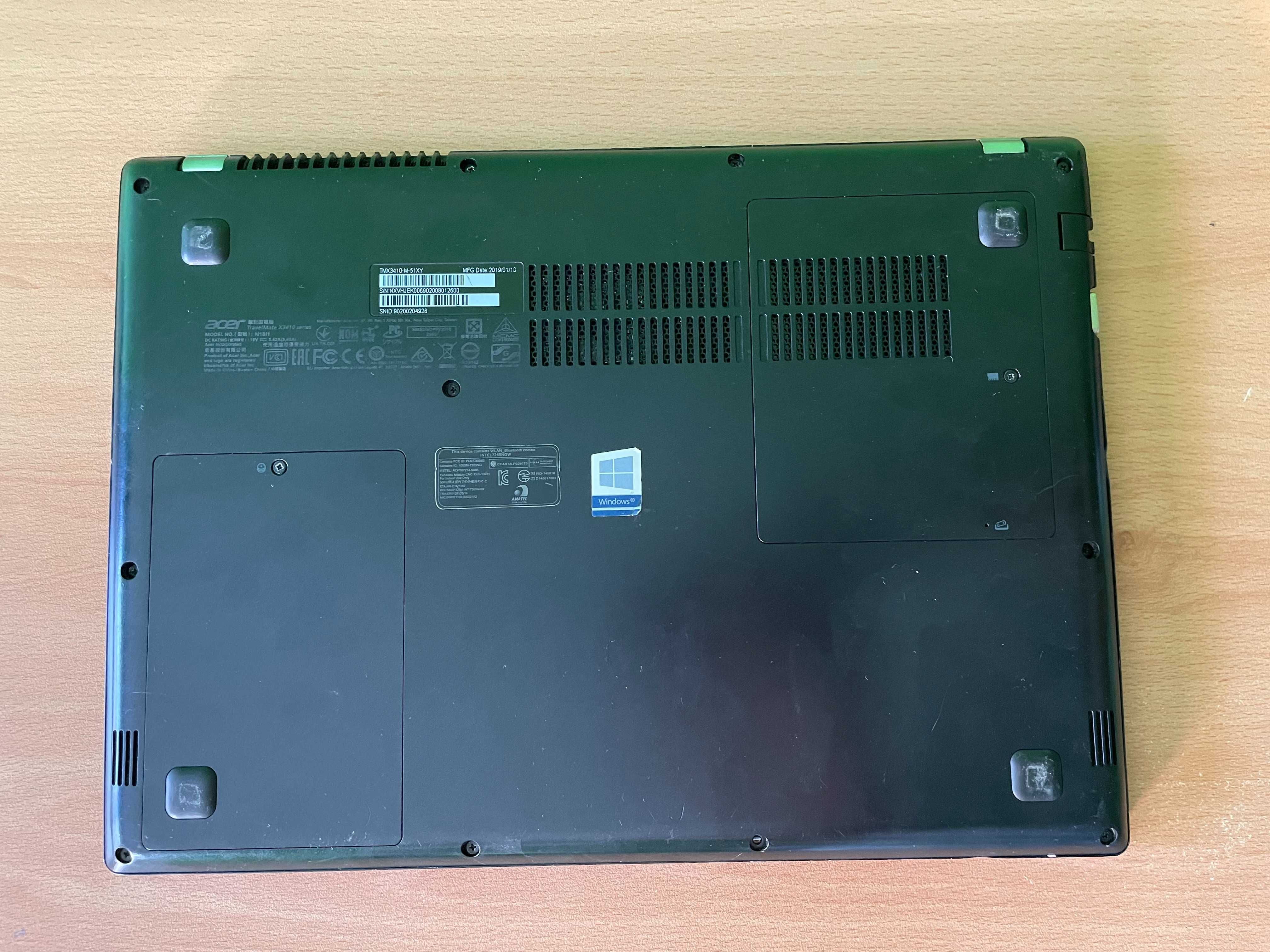 Acer TravelMate X3410 - 14''FHD, i5-8250U, 8GB RAM,128GB NVMe PCIe SSD