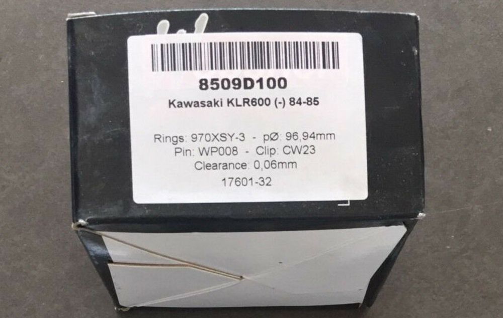 Бутало Wossner за Kawasaki KLR600 Кавазаки КЛР600 97 мм и 97.50 мм