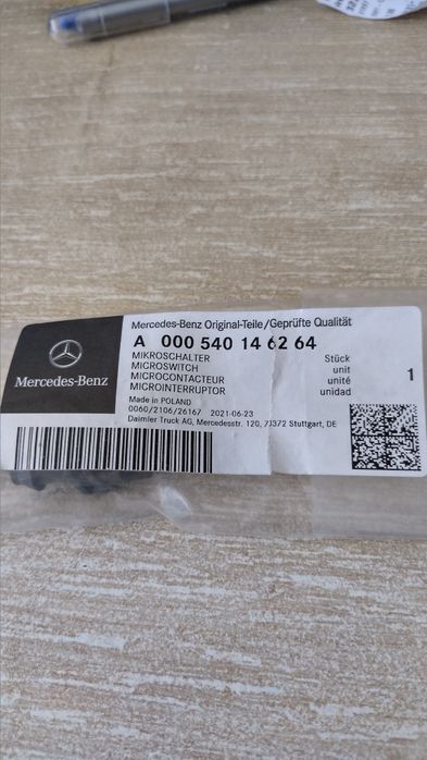 Микроключ за кабина Mercedes Actros Mp4