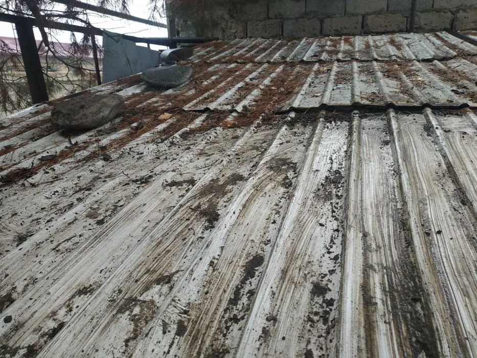 Профнастил оцинкованные листы, б/у