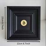 Гравюра, монети, колекционерска картина биткоин, BITCOIN