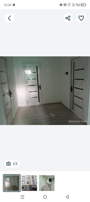 Órta chirchiq,Tóytepa 3 xona 1 etaj yangi uy 5 qavatli
Uy atrof