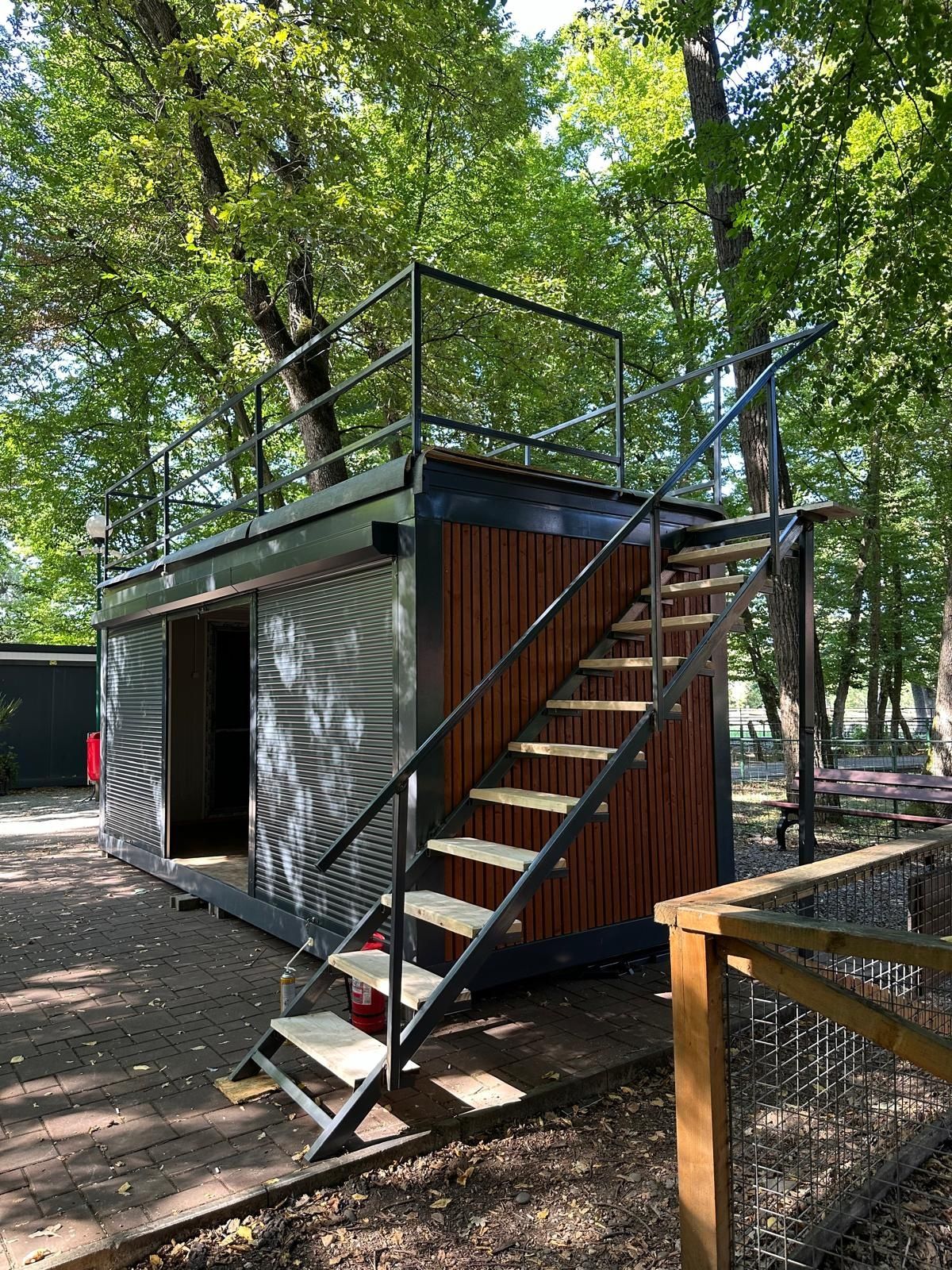 Vand container modular tip birou, tip fast-food, etc.
