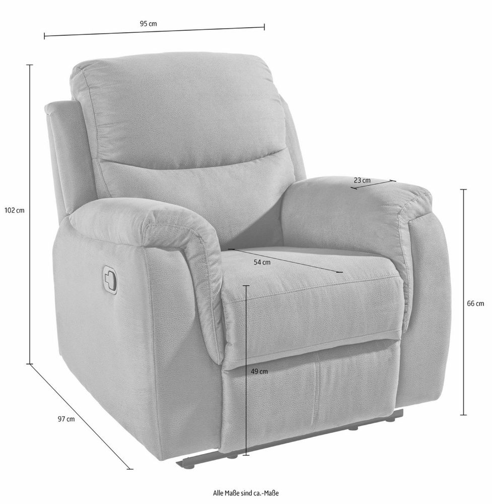 Set Coltar,canapea cu doua locuri si fotoliu cu recliner.