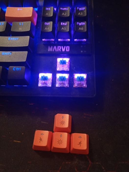 Tastatura Gaming Mecanica MARVO KG901c TKL Layout EU  negru