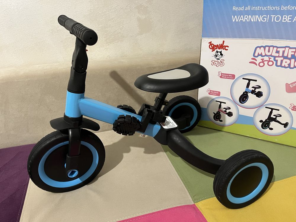 Ново! Колело, триколка 4в1 Феликс toys