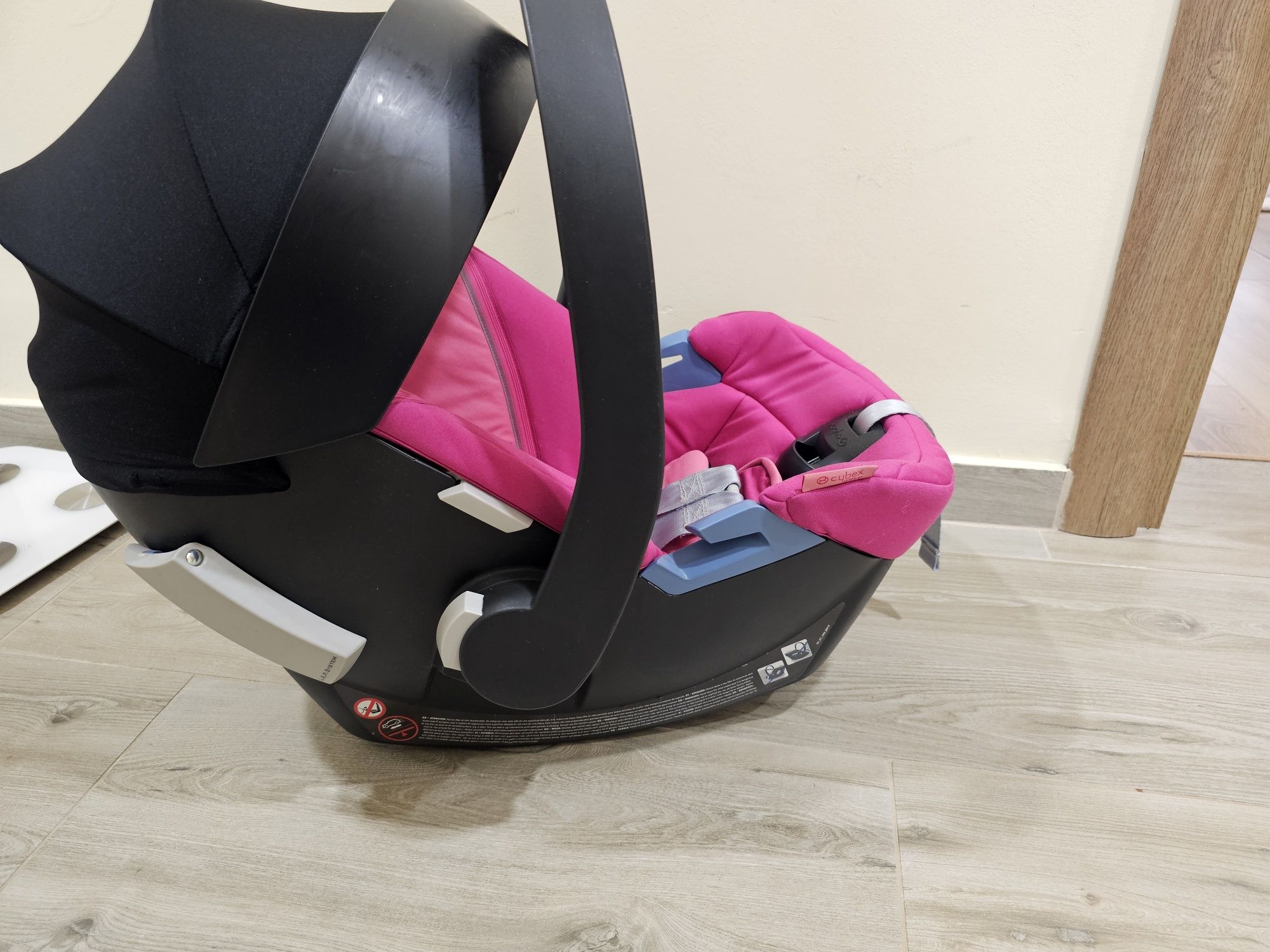 Столче за новородено Cybex Aton 5 Magnolia Pink