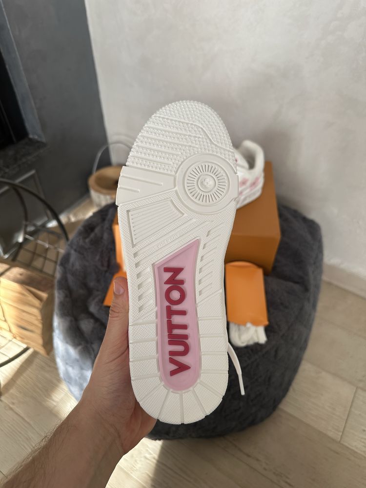 Louis Vuitton x TM Trainer Sneaker Cherry Blossom White