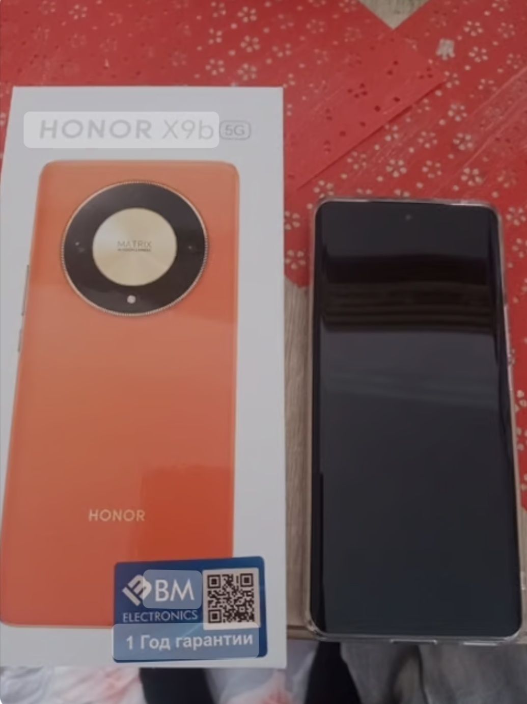 Honor X9b 12/256 yengi qora rang