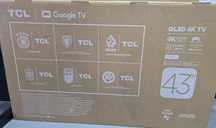 Televizor TCL, 108 cm, 4k. Google tv, smart, nou