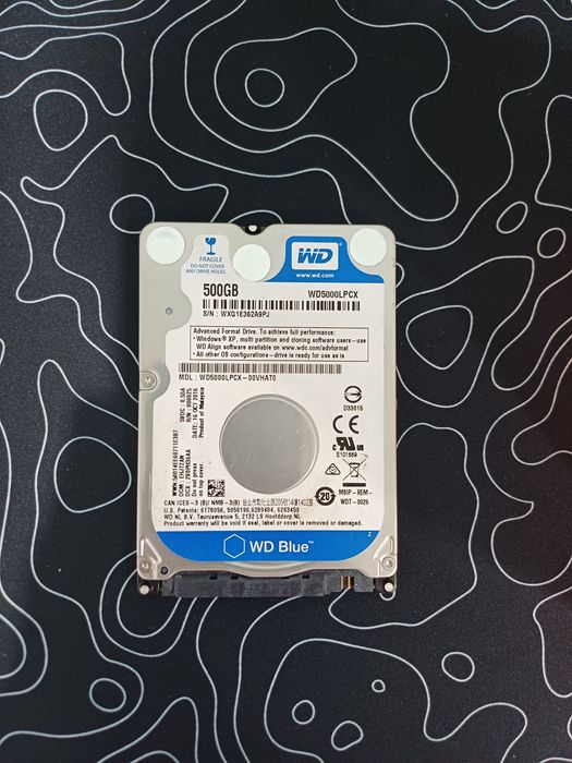 Жёсткий диск на 500 гигабайт