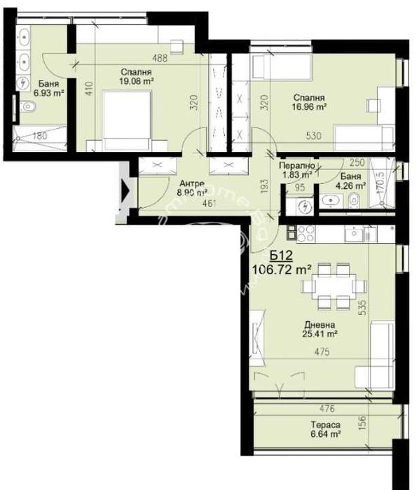 Продава се Тристаен апартамент в Варна, Бриз - 123 кв.м за 2163 €/кв.м - Снимка #2