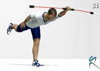 Вибро стик vibro stick  гибкая гинастическая палка для тренировки мышц