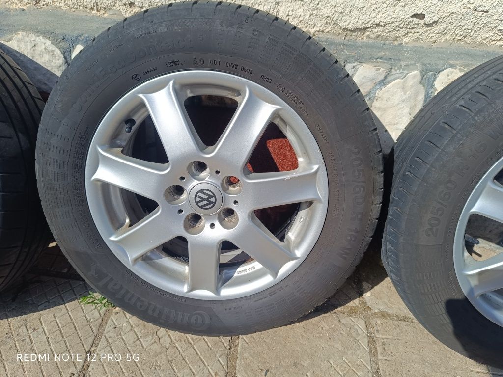 Алуминиеви джанти rial R 16 5/112  с летну гуми  205 60 16