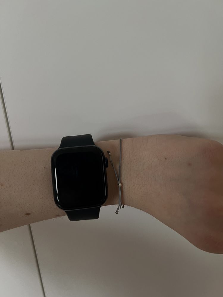 Apple Watch SE GPS, 44mm, Midnight Aluminium Case, M/L+ încărcător