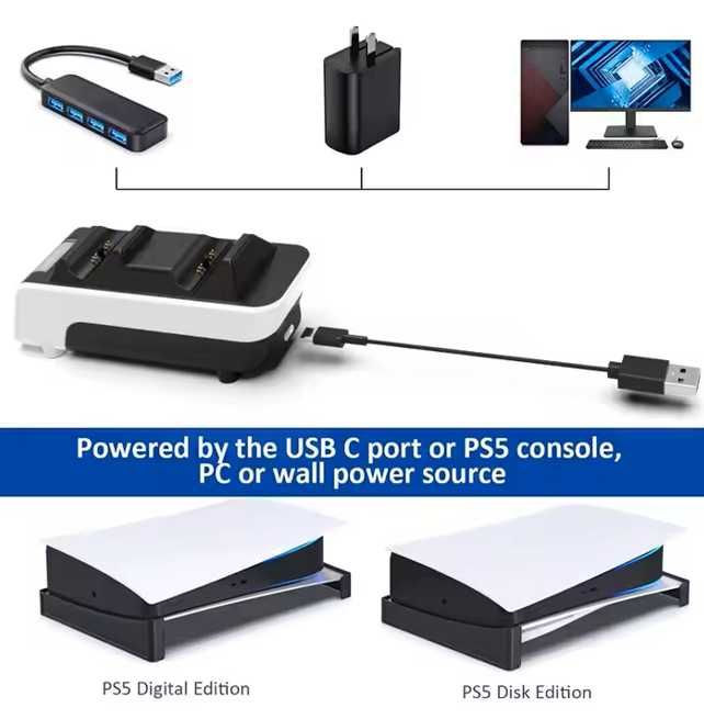 Зарядна станция за PS5 DualSense