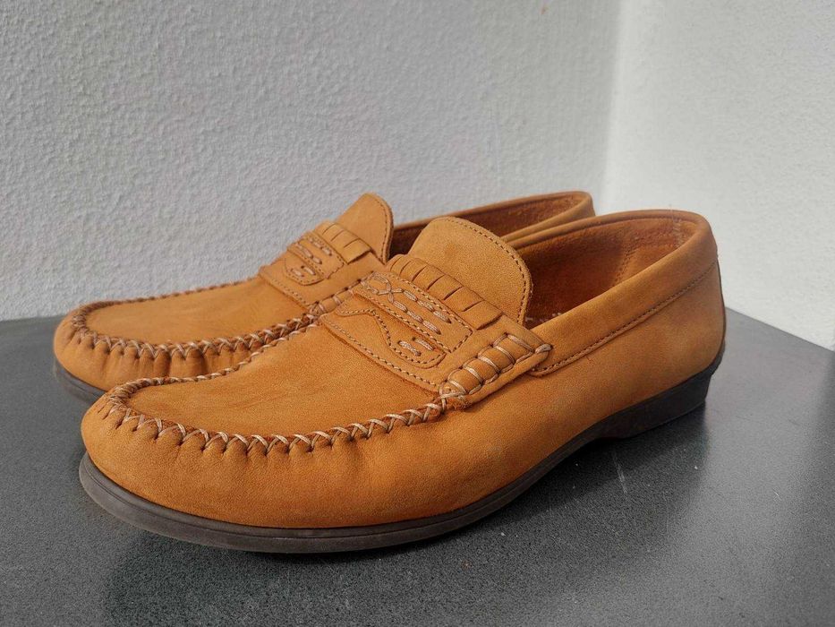 HUSH PUPPIES-Оригинални мокасини Естествена кожа-41 номер