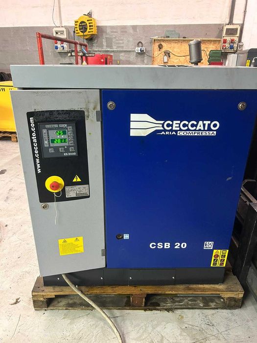 Compresor de aer pe melc,surub,  Ceccato cu uscator si rezervor