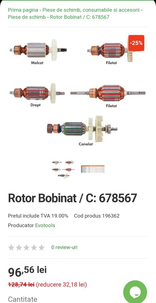 rotor     bobinat