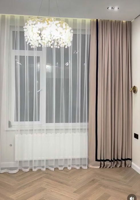 Шторы для зала и спальний