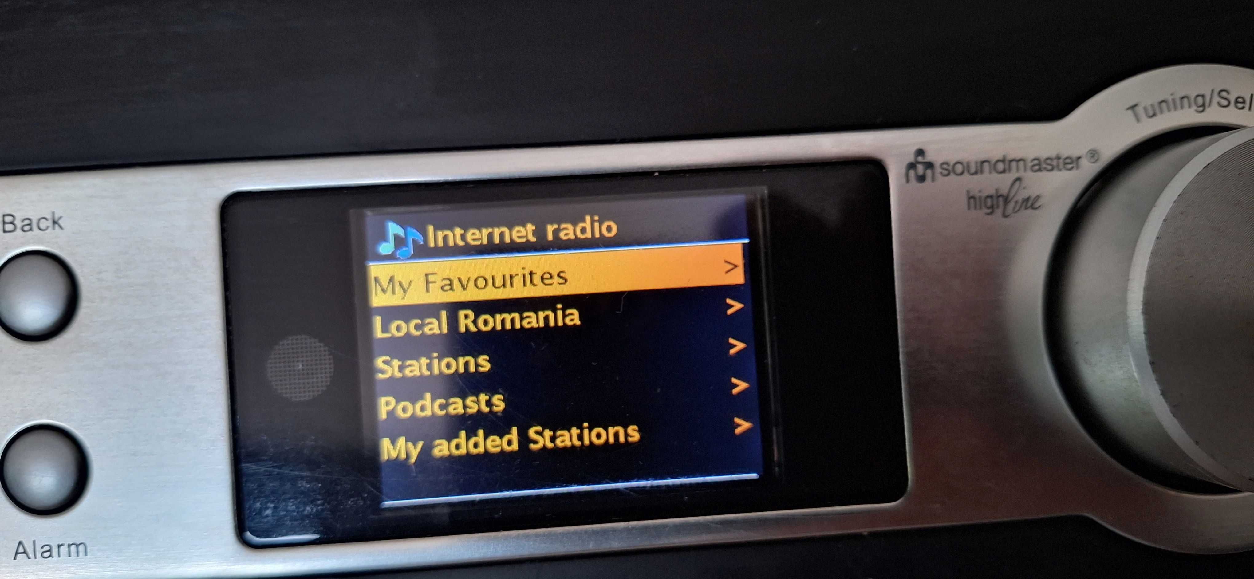 Internet Radio Soundmaster, FM, DAB, 10W, afisaj color, WiFi