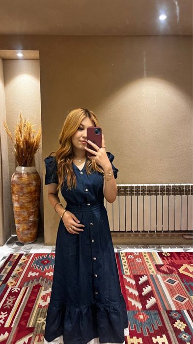 Дженсовый платья