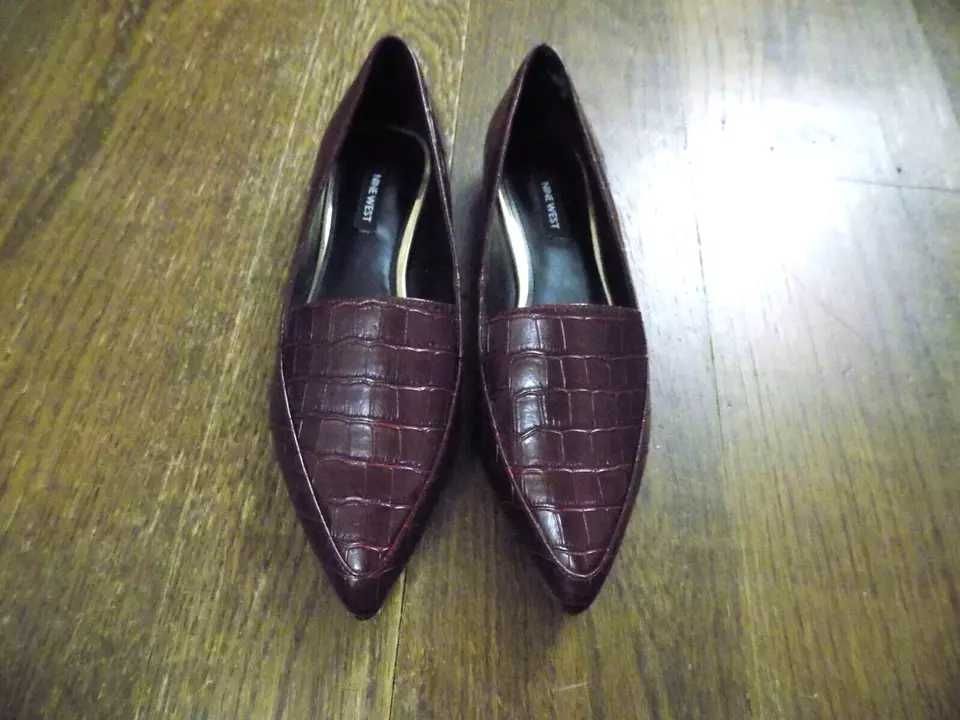 Pantofi  dama NINE WEST piele  crocodil mr. 38 si 39 noi la cutie .