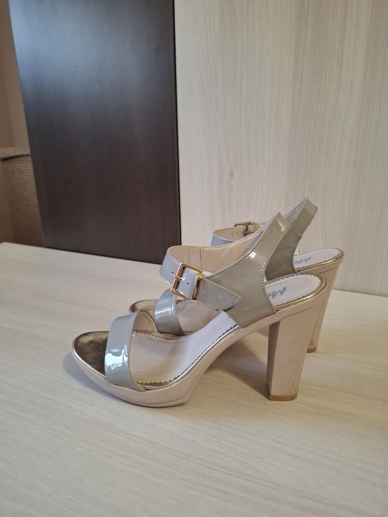 Sandale dama Marelbo, piele naturala, transport gratuit