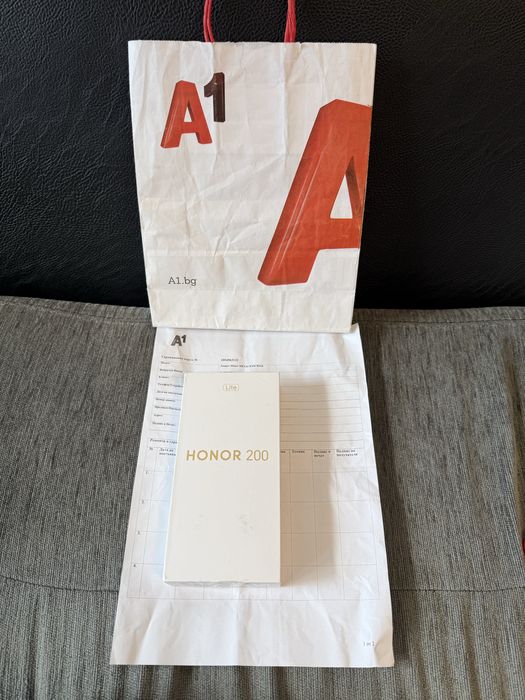 ЗАПЕЧАТАН 256GB Honor 200 lite 5G Гаранция от A1 до 2027г. Black