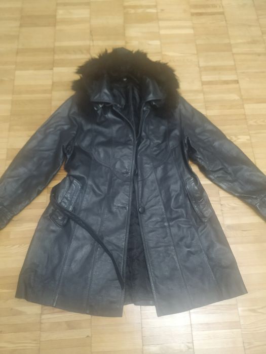 Кожаный пальто сотаман