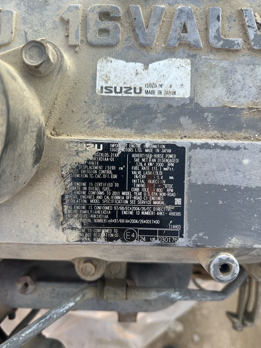 Мотор isuzu 4hk1 разбор