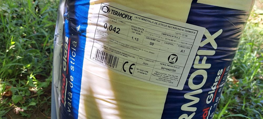 Vată izolatie cu sticlă