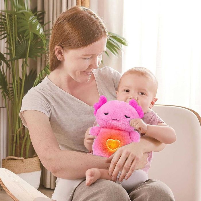 Успокояваща Плюшена дишаща играчка Аксолотъл
