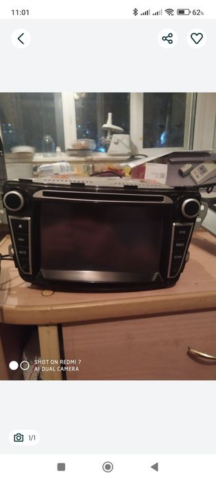 Продам штатную заводскую магнитолу от  Hyundai