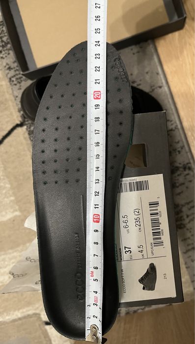 Pantofi Ecco, piele, mar. 37 NOI!