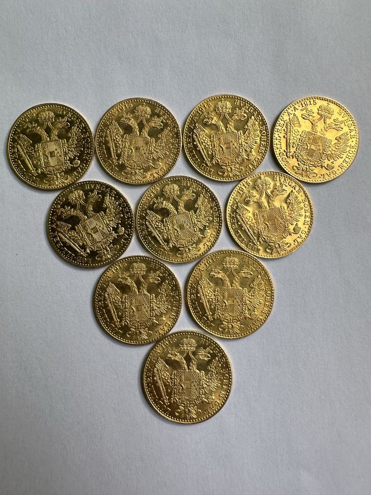 Vând Monede aur-Franz Joseph-1915-Galben mic: 3.49 grame moneda.