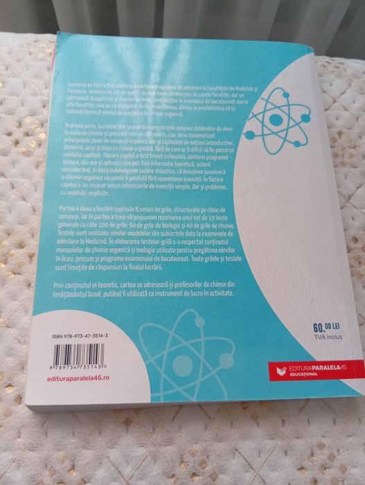 Manual pentru Admiterea la facultatea de medicina