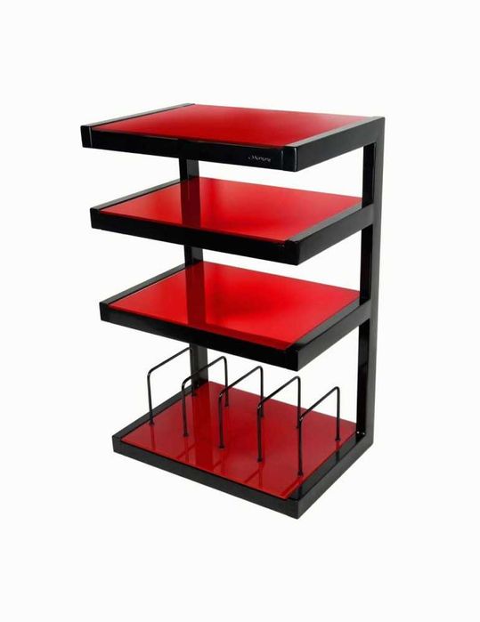 Mobilier rack cu suport pentru viniluri