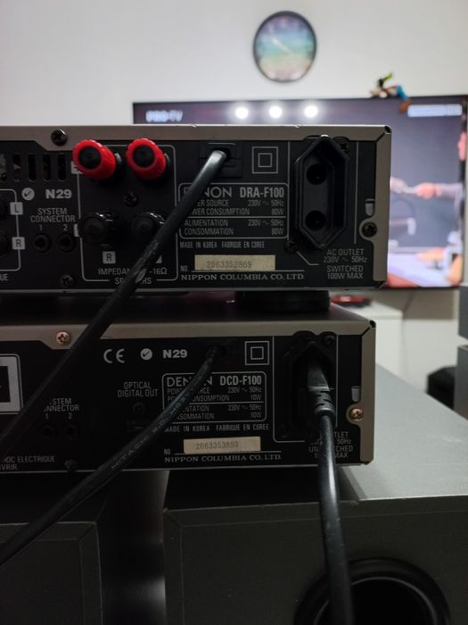 Sistem audio denon si panasonic