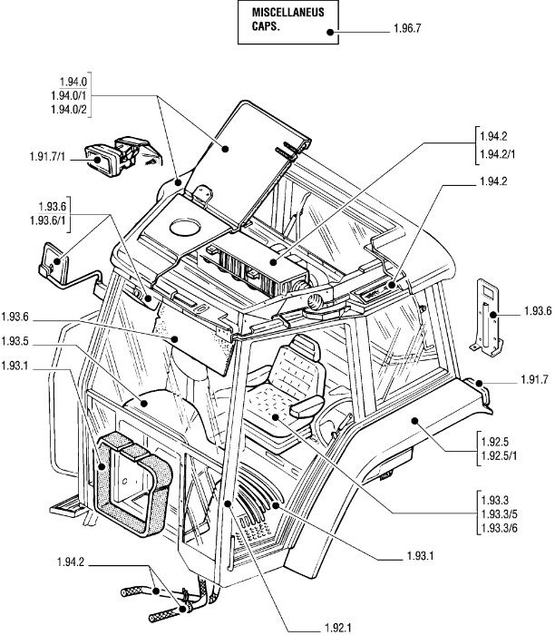 piese pentru tractoare New Holland, Ford, Fiat/FiatAgri