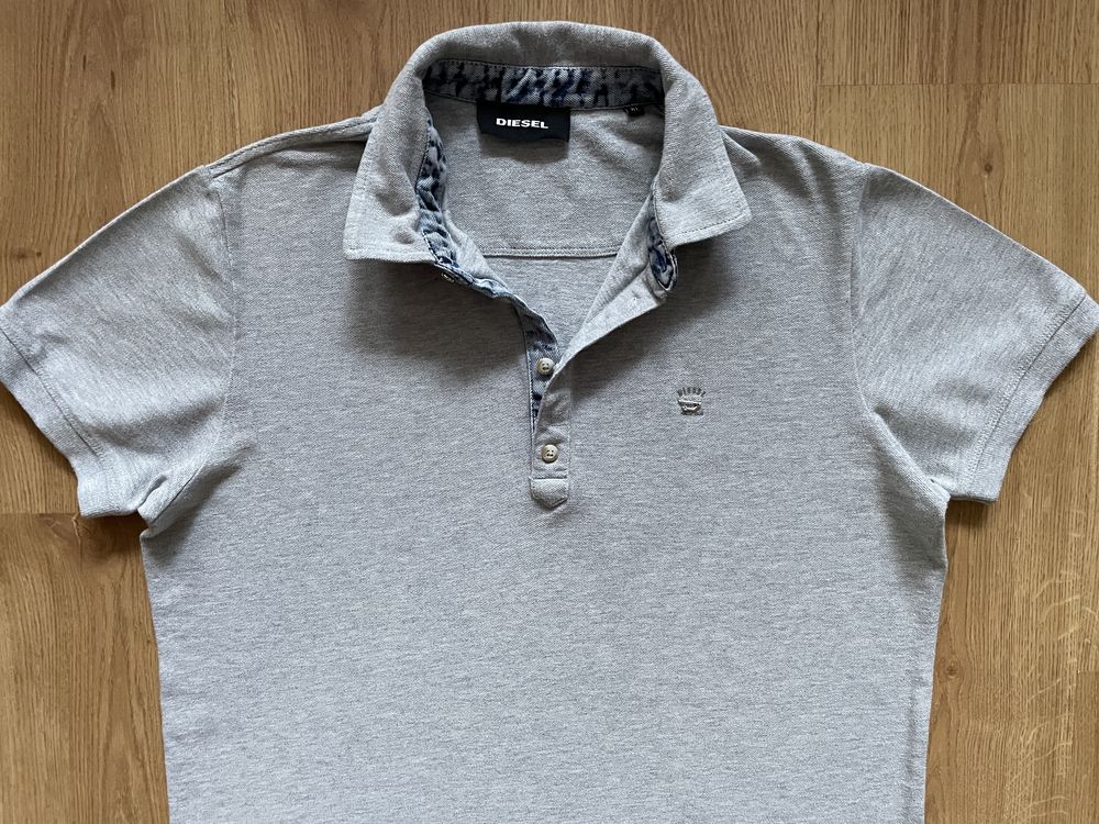 Diesel Grey Polo Tshirt XL