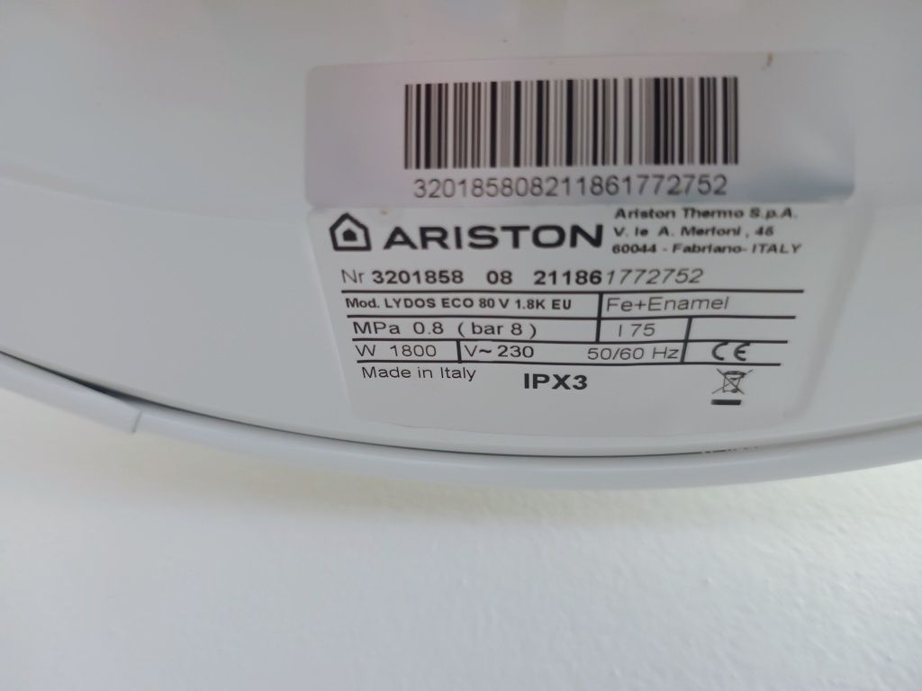 Vând Boiler Ariston Lydos Eco,80 L