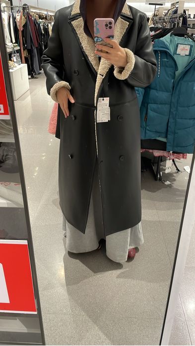 Дубленка Zara в очень хорошем состояний