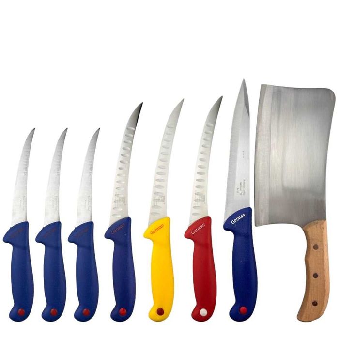 Setul macelarului 8 cutite profesionale,injunghiat,transat,feliat,NOU!