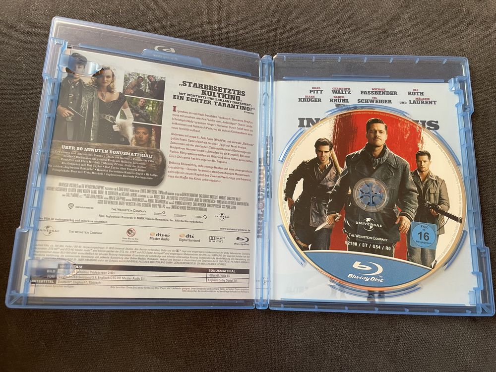 Inglourious Basterds Blu-Ray Disc Movie/Блу-Рей филм/Quentin Tarantino